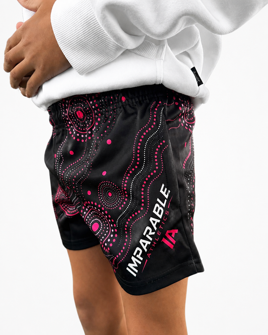 Pink Heritage Footy shorts