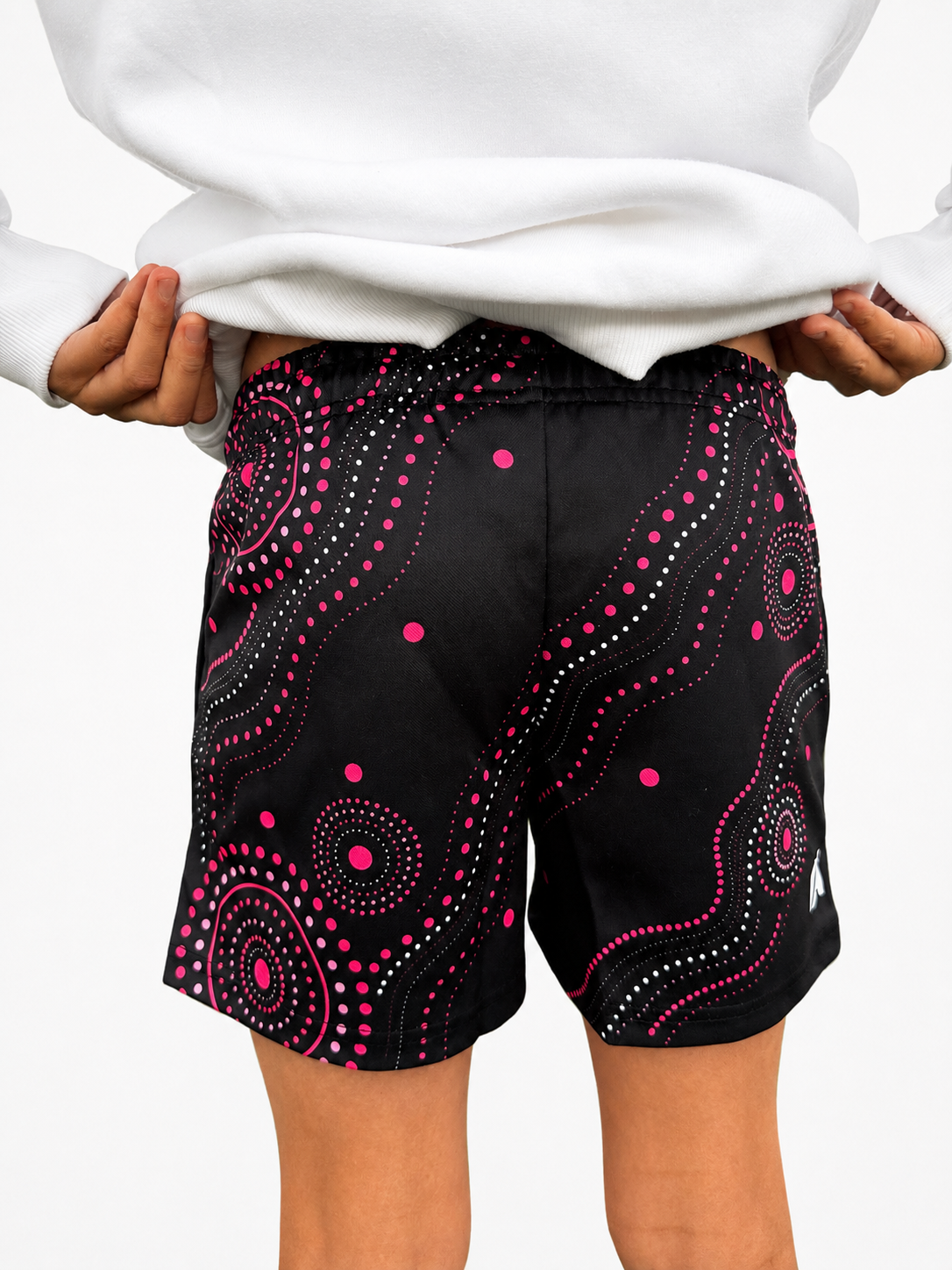 Pink Heritage Footy shorts