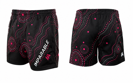 Pink Heritage Footy shorts